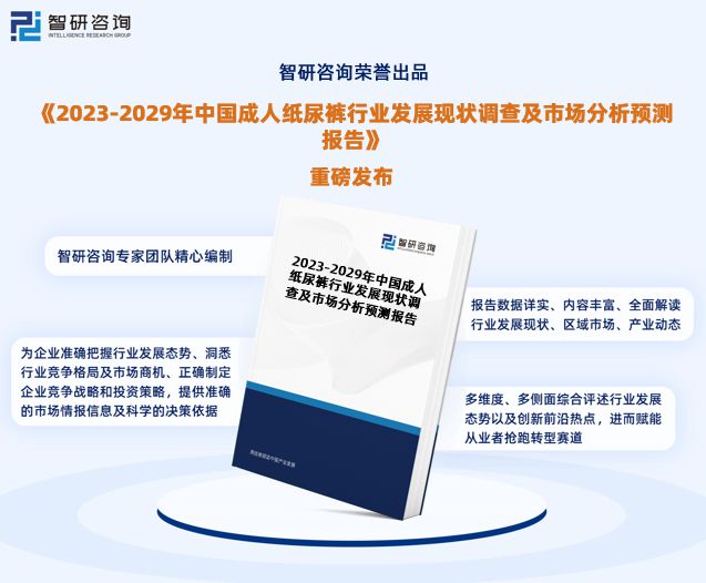 奇异果app：成人纸尿裤行业墟市运转态势磋议陈说—智研讨论（2023版）(图1)